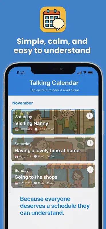 Talking Calendar App screenshot 3 of 3