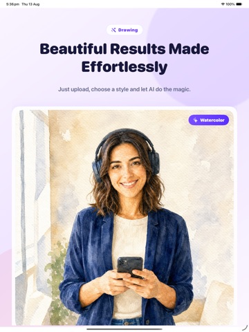 Picture To Drawing iPad screenshot