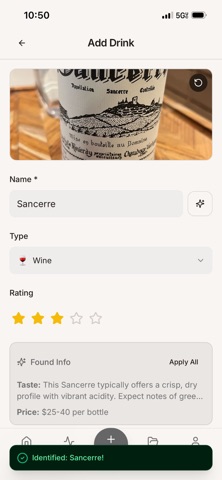 Pour Decisions: Drink Log screenshot