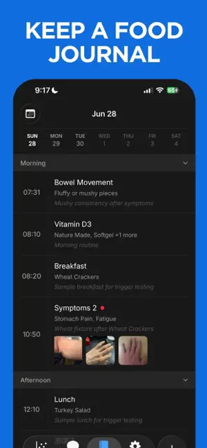 Allergy Log: Intolerance Diary screenshot 1