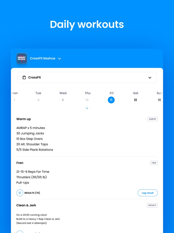 Screenshot #6 pour CrossFit Nashua