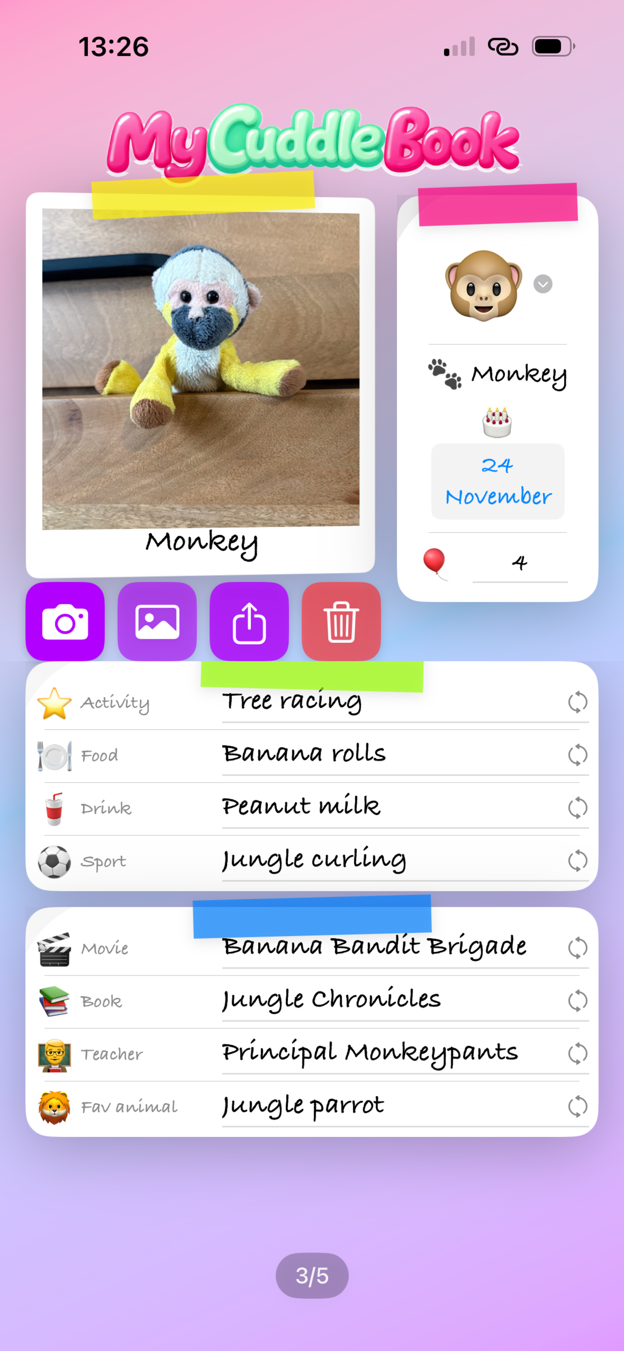 My Cuddle Book - for plushies screenshot 10