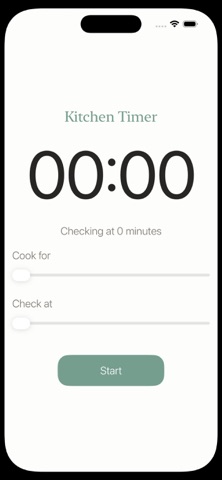 Kitchen Timer w/ Check Alert Screenshot 5 of 5