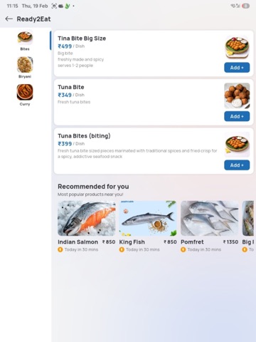 Seafreshh iPad screenshot