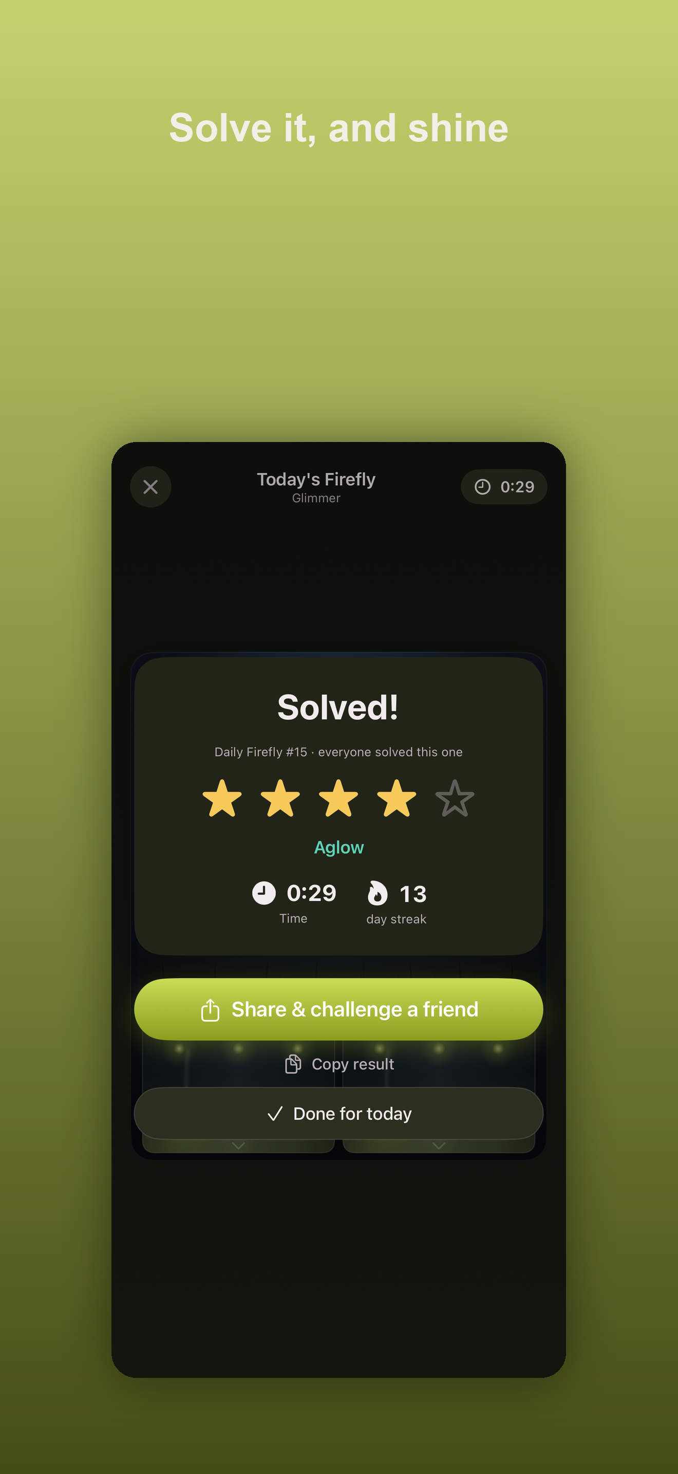 Daily Firefly: Sync Puzzle screenshot 4