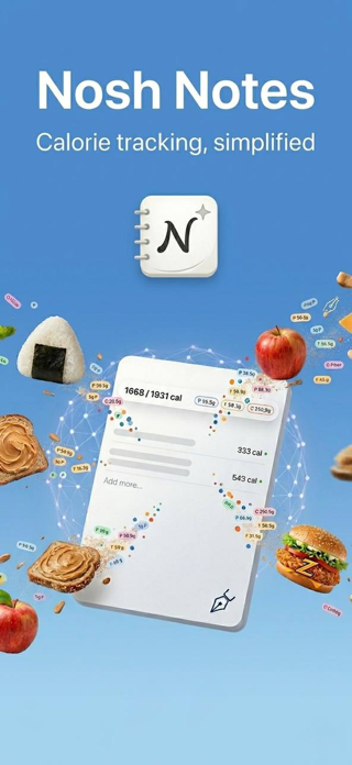 NoshNotes - AI Food Notepad Screenshot 1 of 10