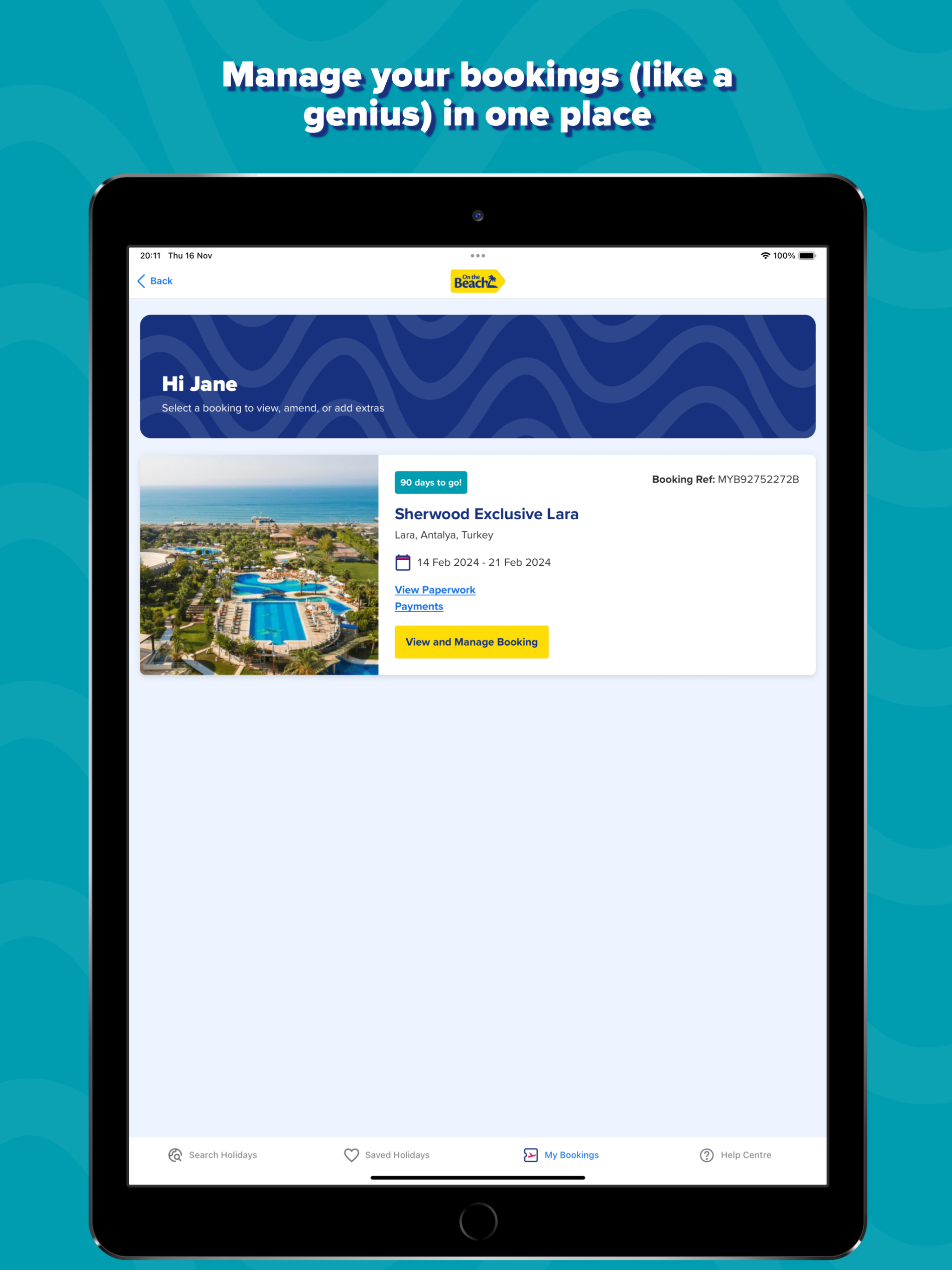 On the Beach Holiday App screenshot 12