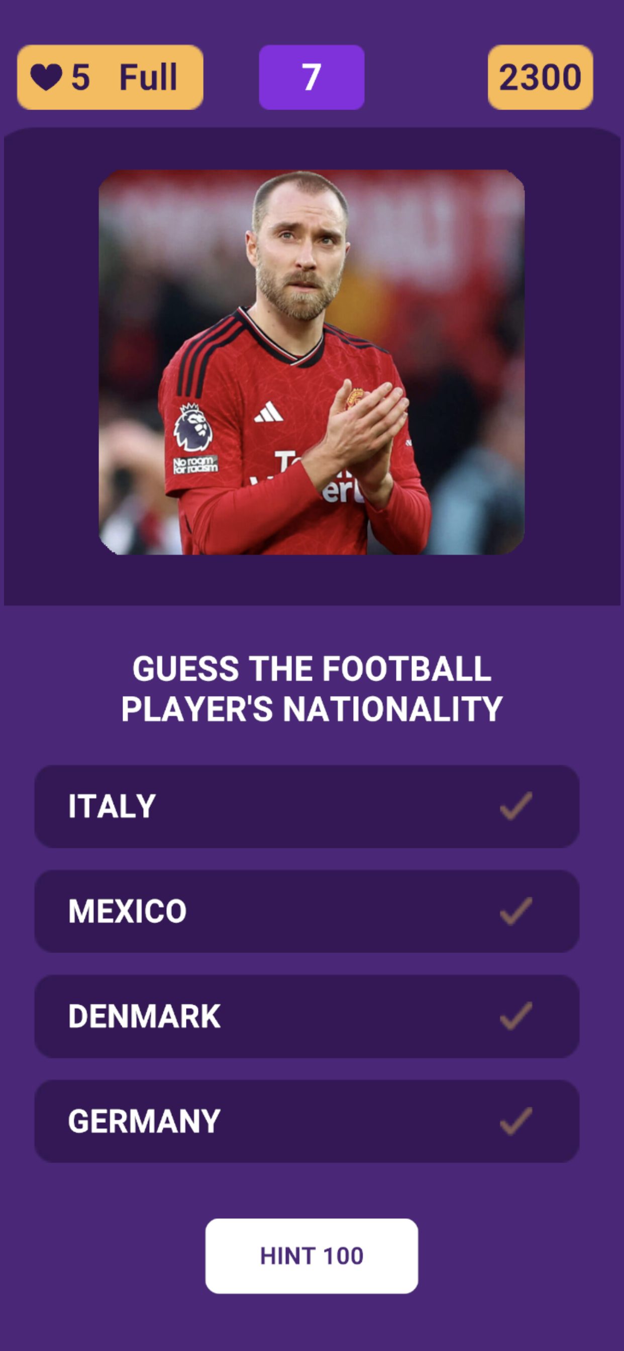 Football Quiz Master Soccer screenshot 3