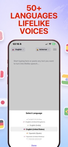 Local TTS: Speak For Me iPhone screenshot