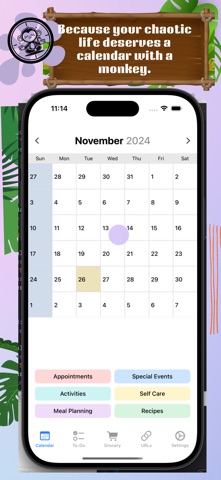 Calendar Monkey screenshot