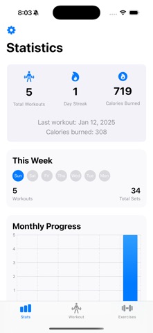 WorkoutLogix screenshot