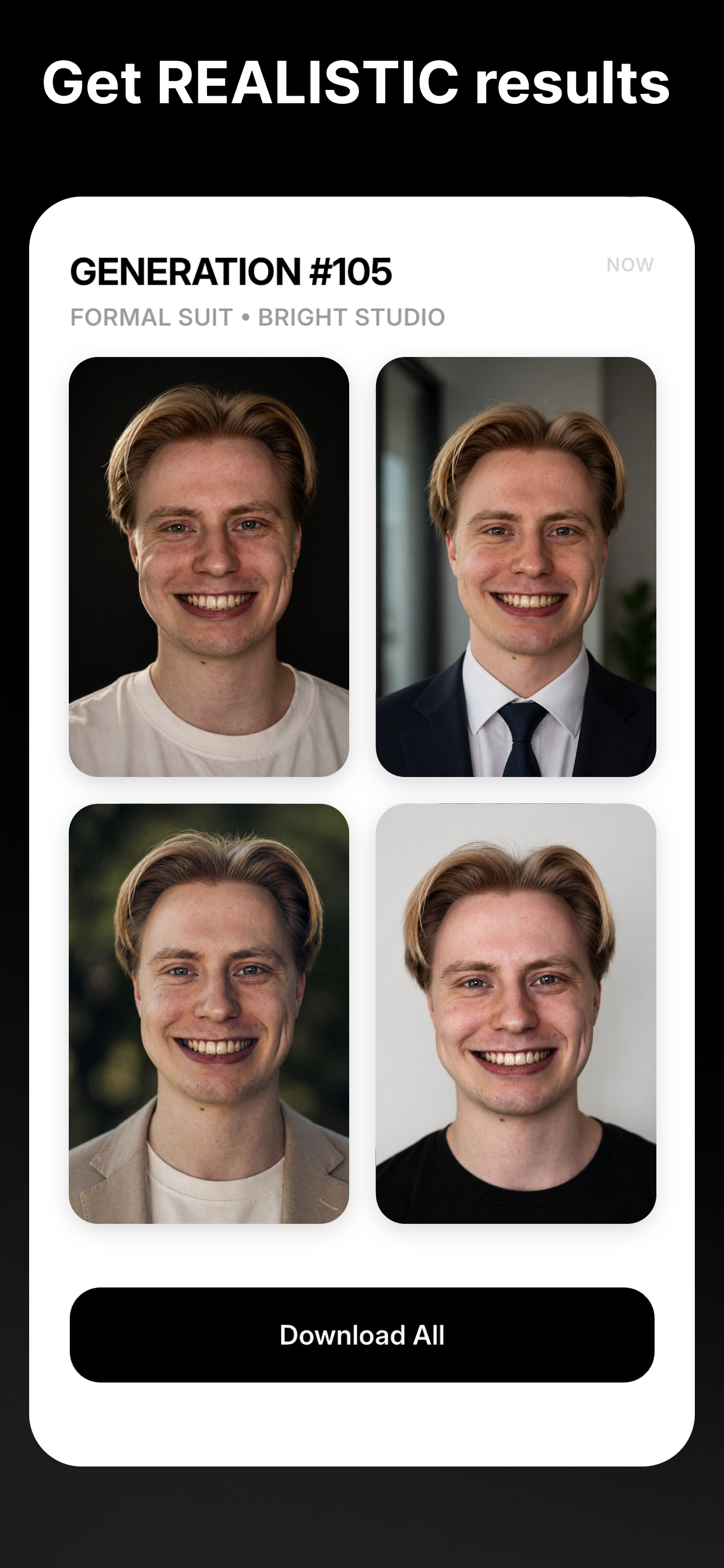 Professional Headshot: Realism
