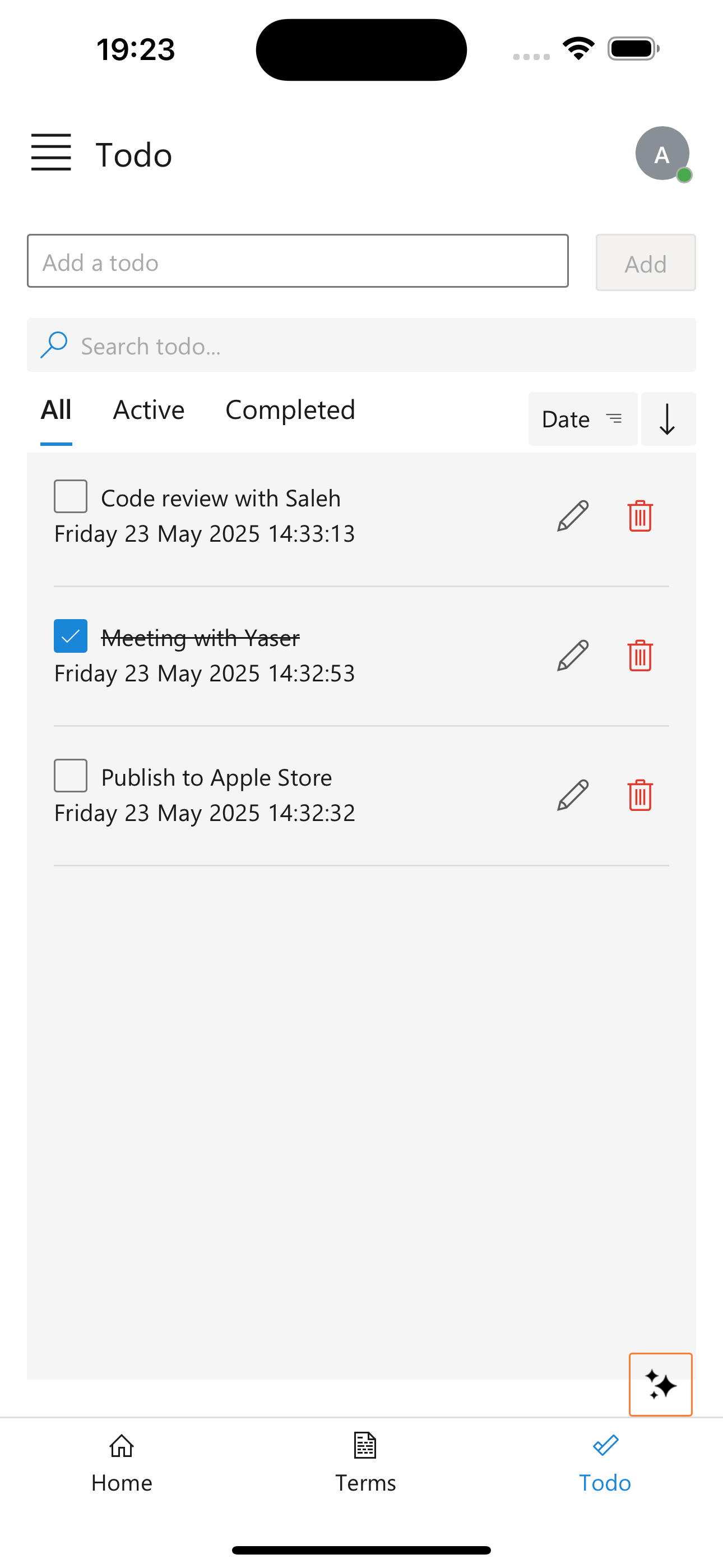 Bit TodoTemplate