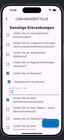 CGM HDP Anamnese App Screenshot 4 of 6
