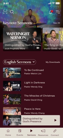 Trinity Christian Centre App iPhone screenshot