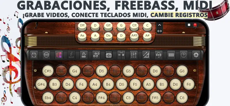 Acordeón Cassoto Diatónico screenshot 6 of 6