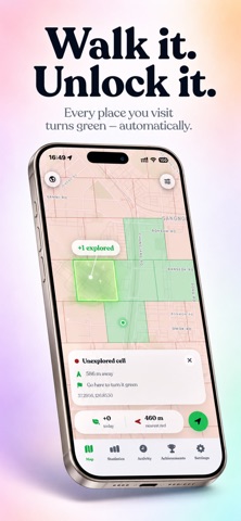 Terragrid - World Map Tracker iPhone screenshot