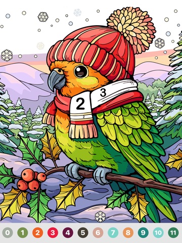 Calm Color : color by number iPad screenshot