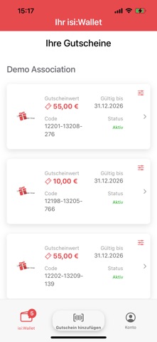 isi:Wallet Screenshot 2 of 5
