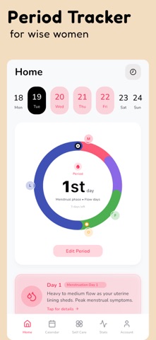 Flow: Period & Cycle Tracker Screenshot 2 of 8