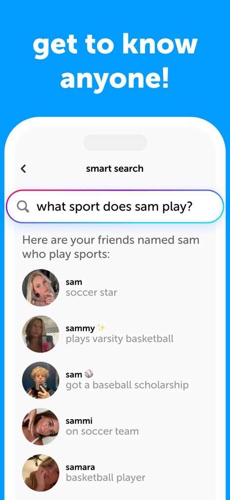 sendit - get it now - Smart Friend Search