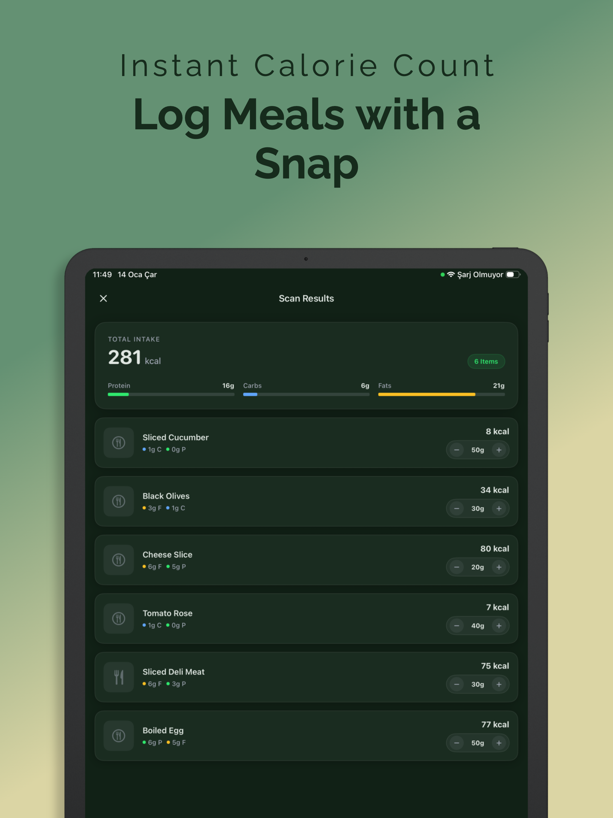 Food AI: Calorie Tracker screenshot 14