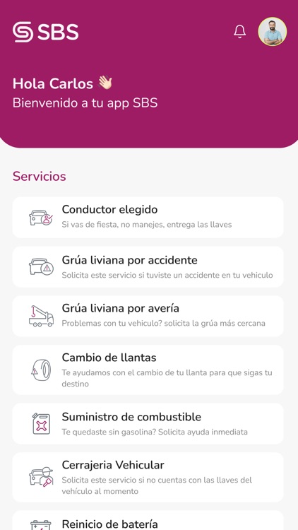 SBS Seguros Asistencia