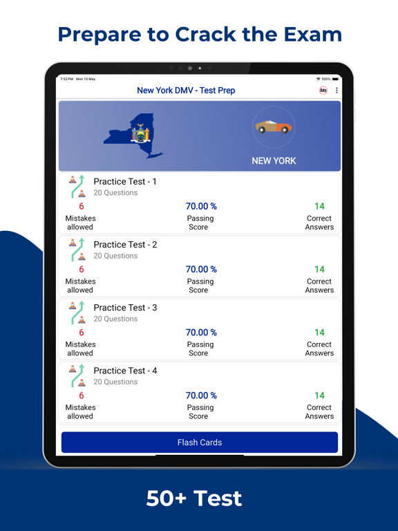 New York DMV Permit Practice iPad screenshot 3 - Education app