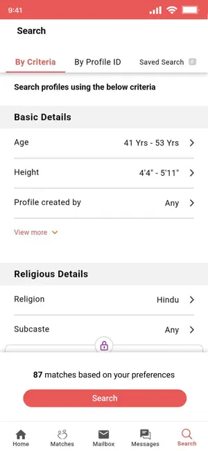 Community Matrimony App iPhone screenshot 4