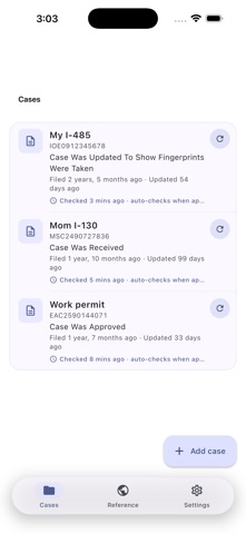 Case Tracker — Immigration Screenshot 3 of 3
