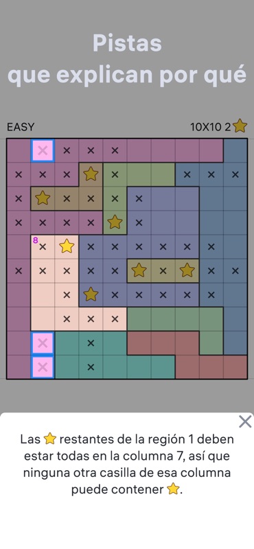 Star Battle: puzle lógico screenshot 2