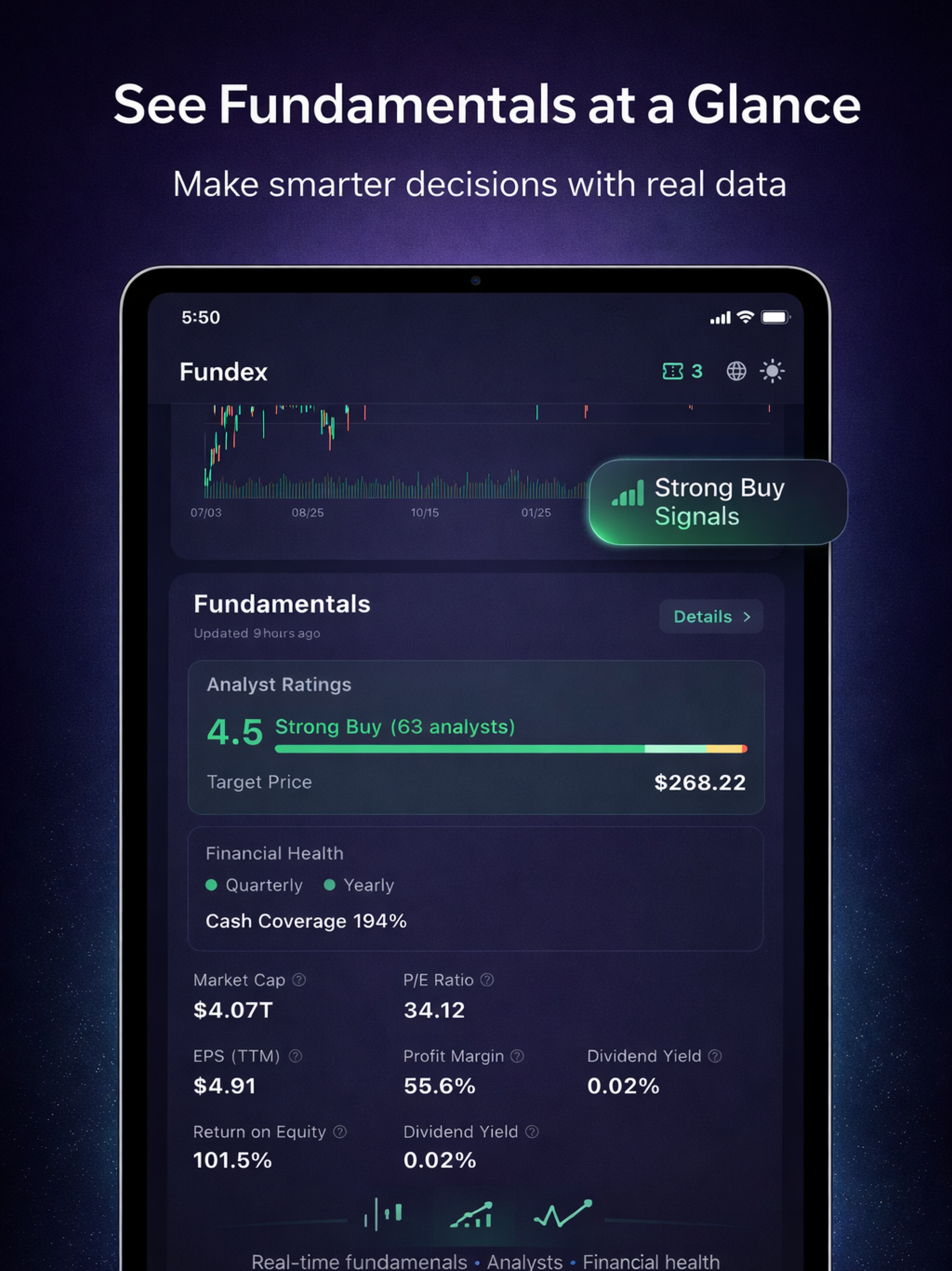 Fundex - Stock & Crypto Data