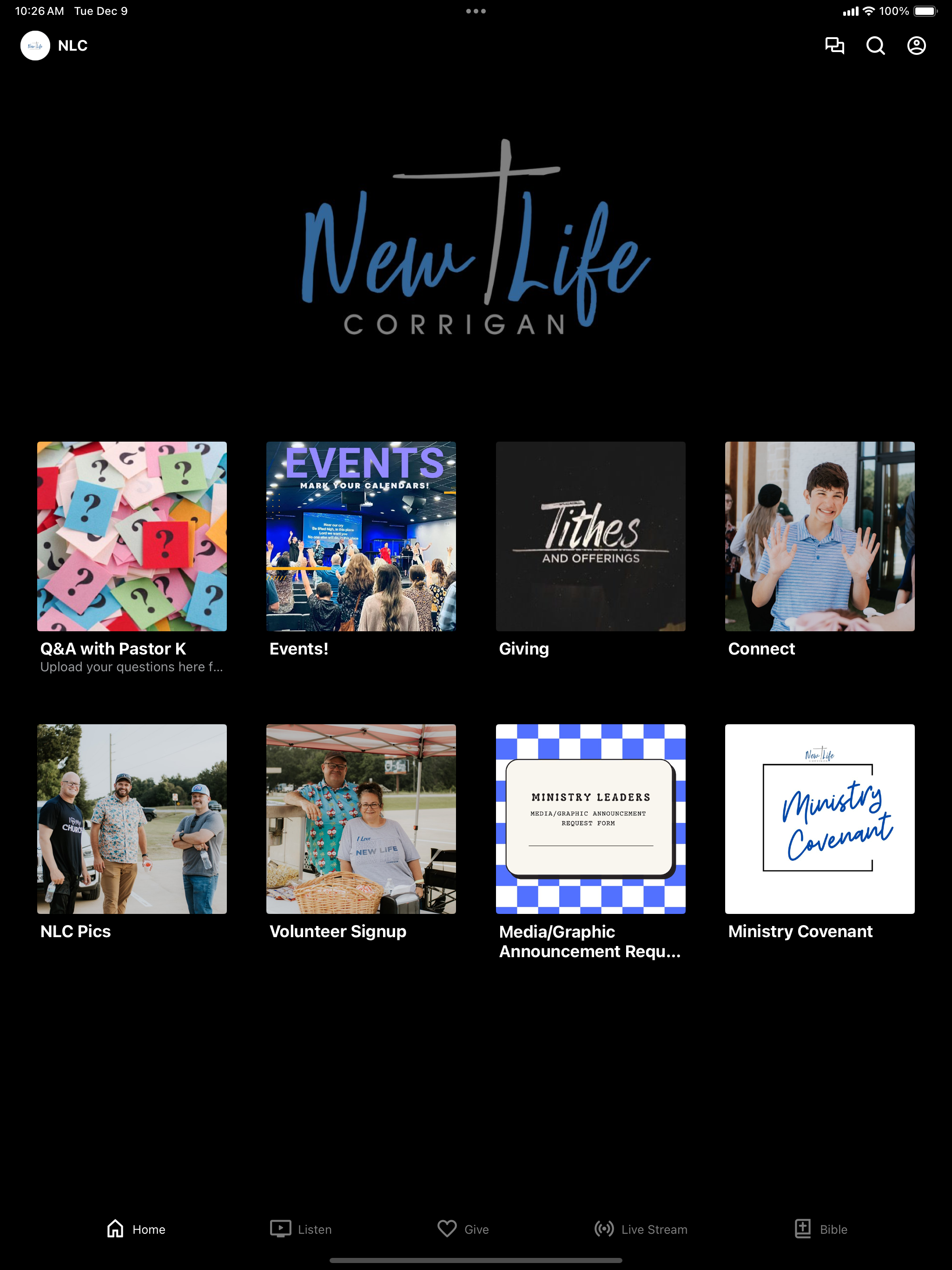 New Life Corrigan