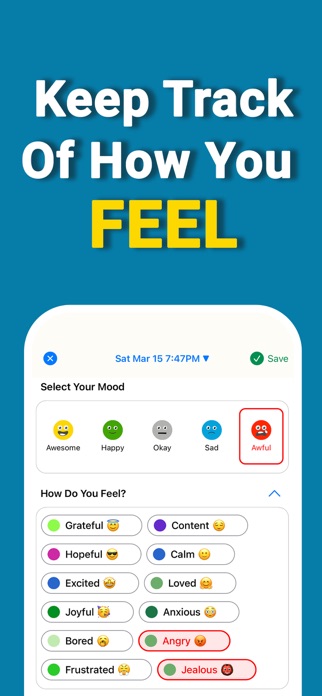 Mood Feel Tracker MoodFeel Screenshot 2 of 6