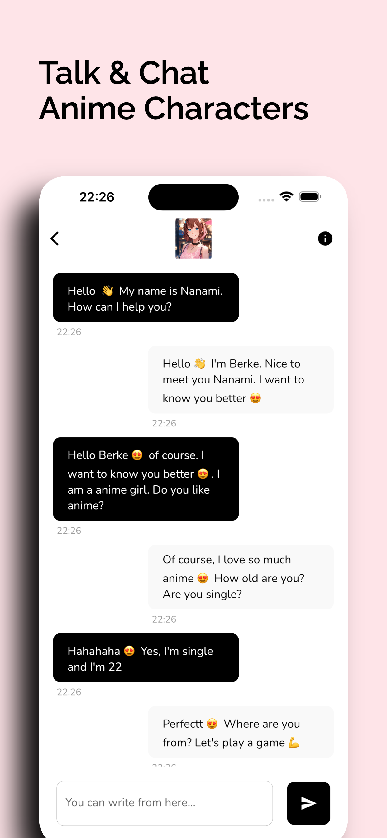Anime Chat AI: Talk&Chat Anime