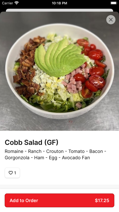 App screenshot