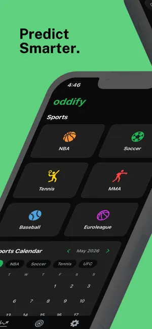 Oddify - Sports Predictions iPhone screenshot 1