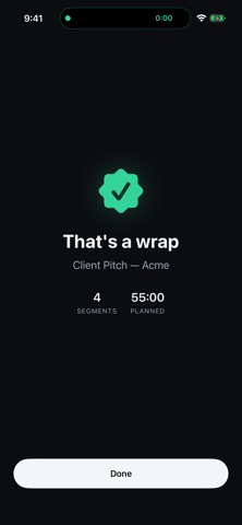 Podium – Presentation Timer screenshot