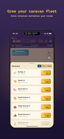 Silk Road Tycoon: Idle Empire iPhone screenshot