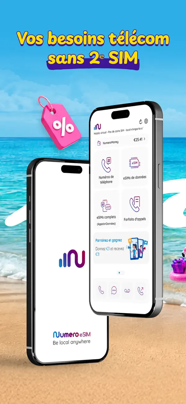 Screenshot #1 pour Numero eSIM: Numero Virtuel