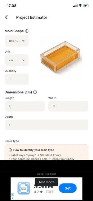 Resin Calculator Master screenshot 2