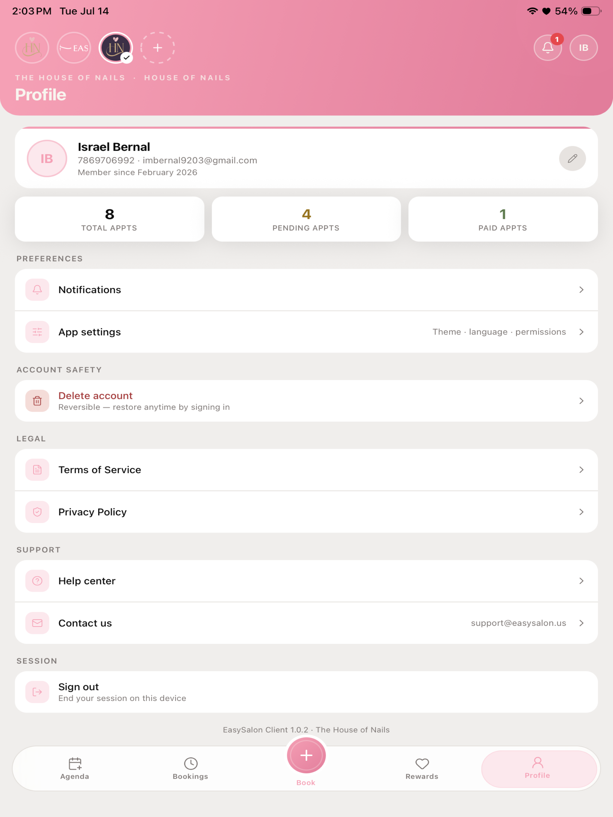 EasySalon screenshot 9