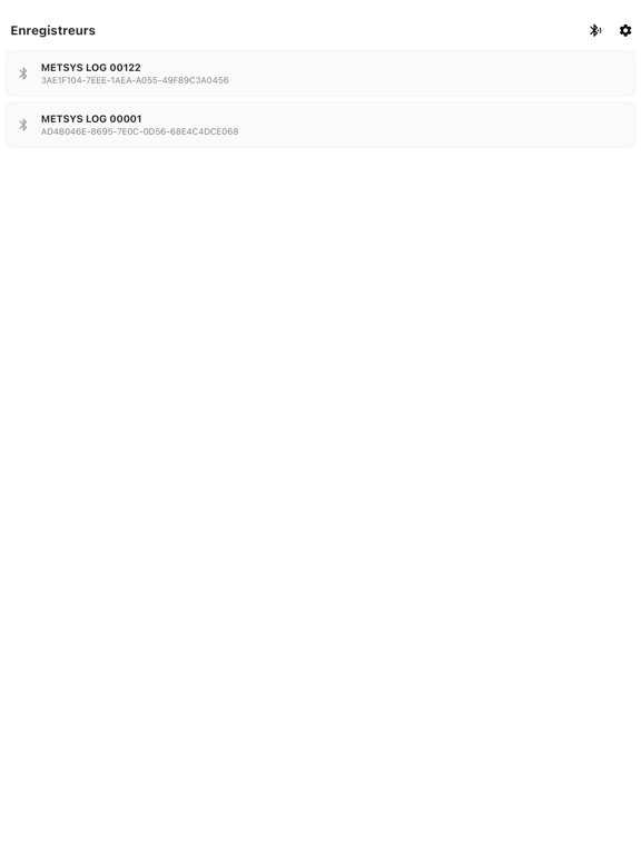 Screenshot #4 pour METSyS Current Logger