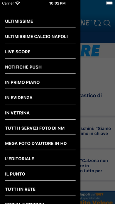 Napoli Magazine Screenshot