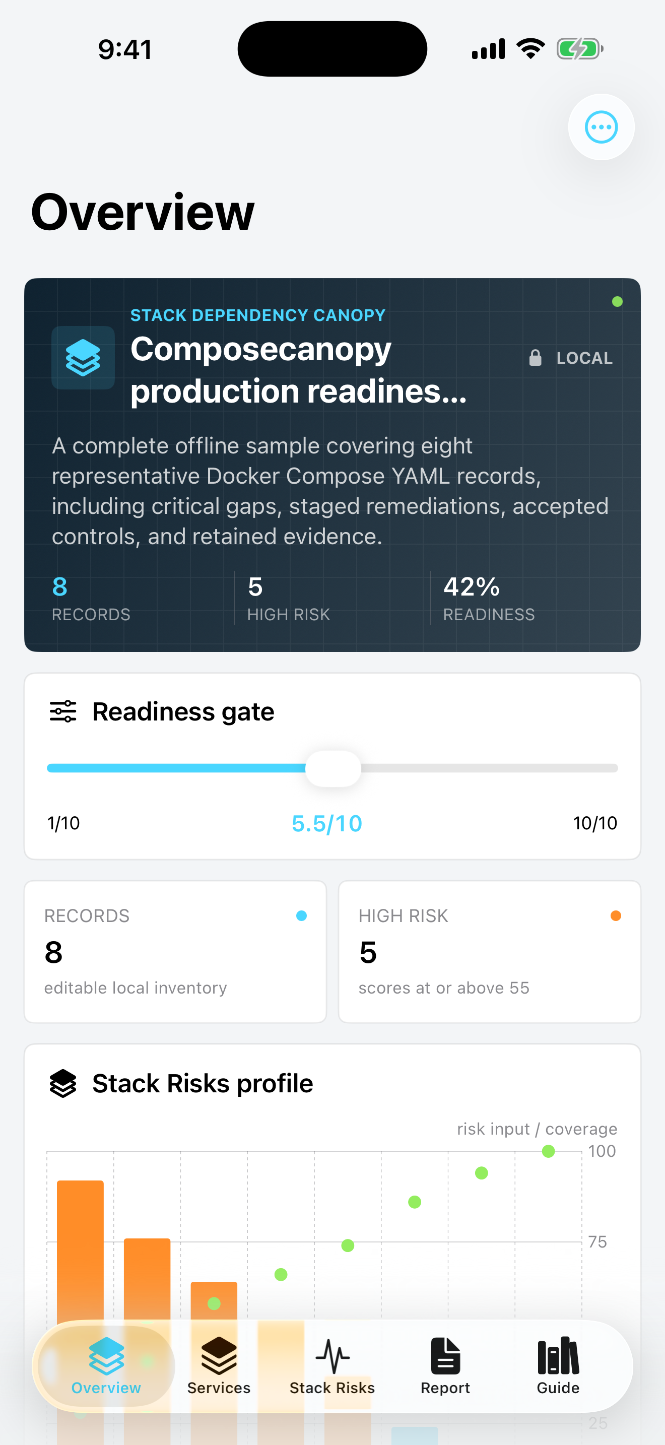 Composecanopy: Stack Audit screenshot 1 of 4