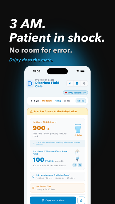 Dripy: Pediatric IV Fluid Screenshot 1 of 8