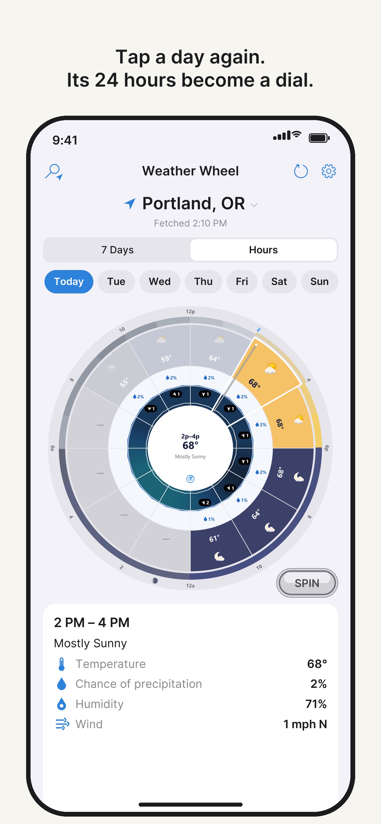 Screenshot 2 of Weather Wheel