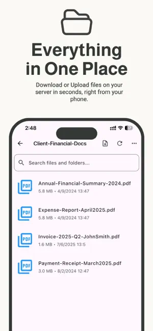 Gabcloud: WebDAV Client screenshot 4