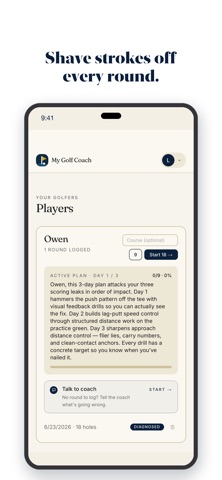 MyGolfCoach AI screenshot