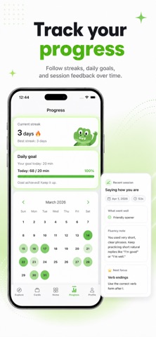 SpeakGator：语言练习 screenshot